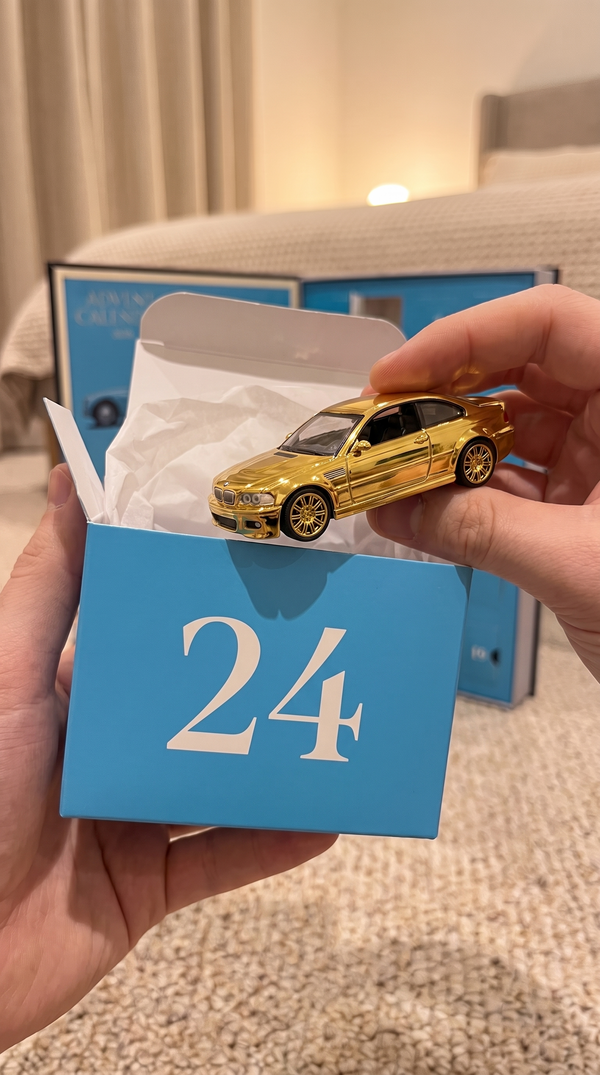 Gold coupe die-cast from door 24