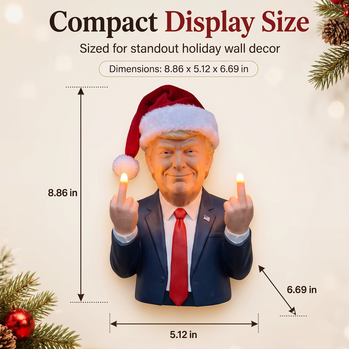 Trump Light Up Bust