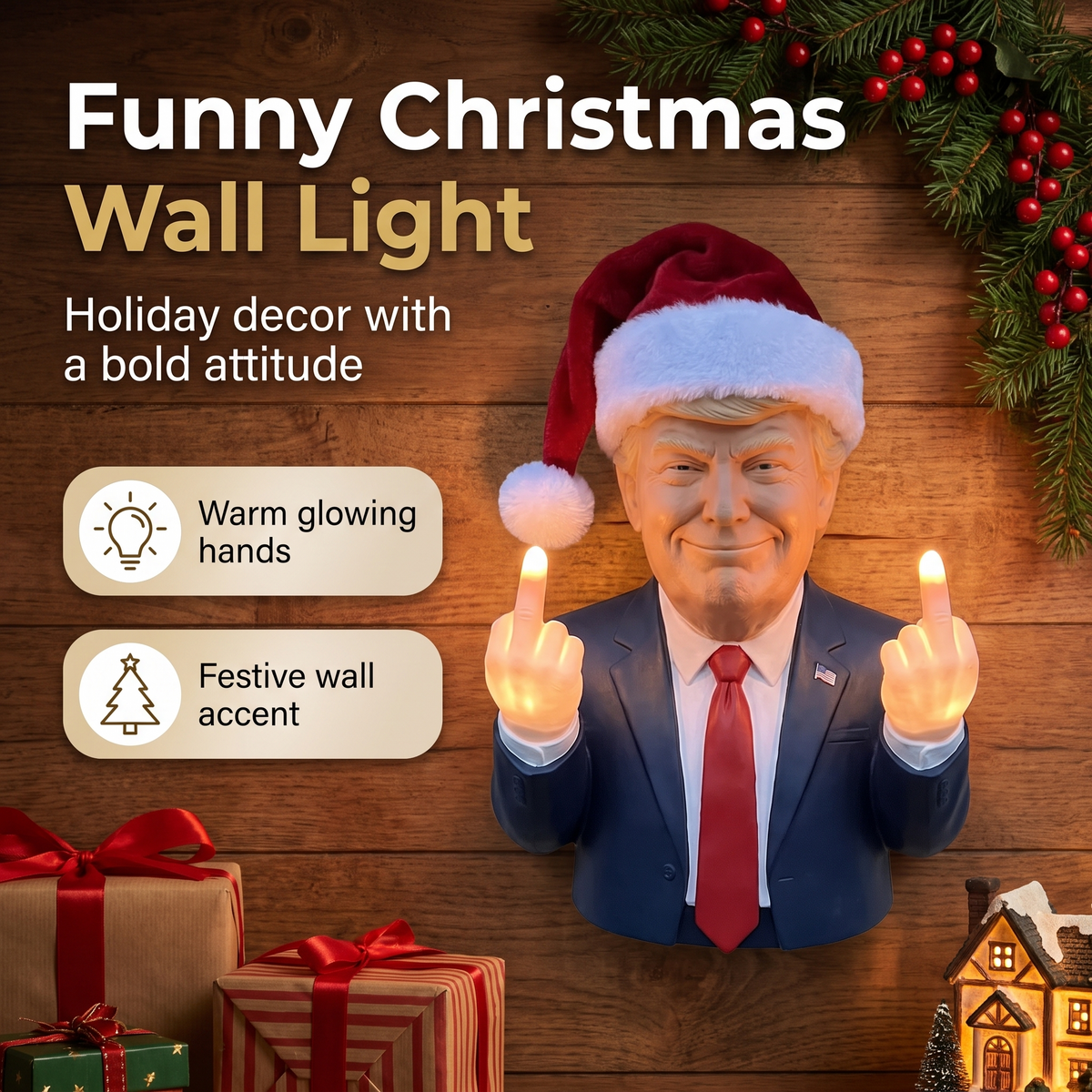Trump Light Up Bust