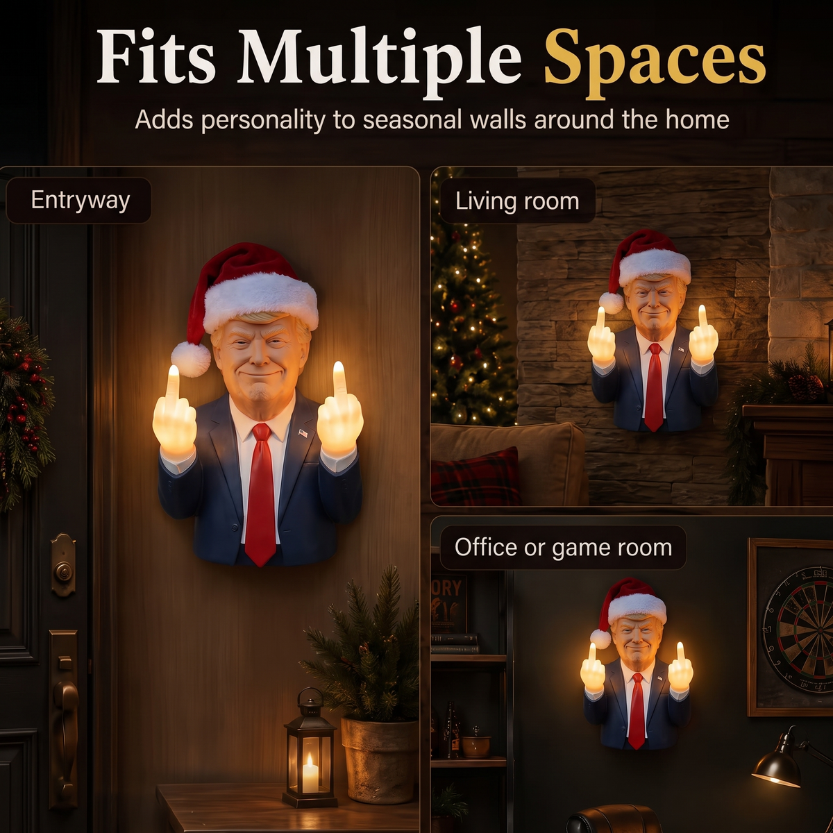 Trump Light Up Bust